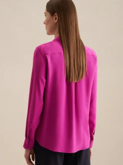 Seidensticker Damen Hemdbluse - Regular Fit in fuchsia