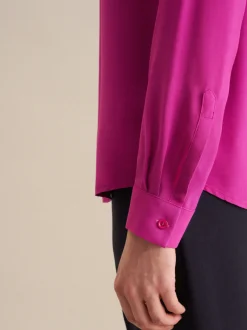 Seidensticker Damen Hemdbluse - Regular Fit in fuchsia