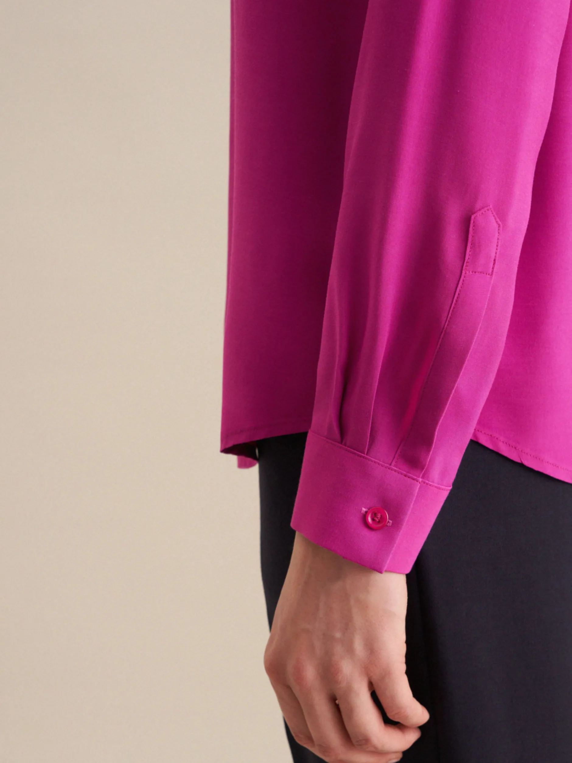Seidensticker Damen Hemdbluse - Regular Fit in fuchsia