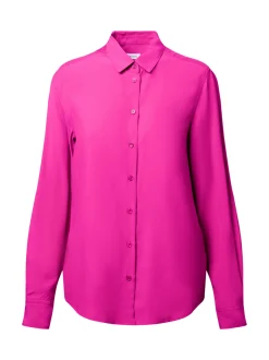 Seidensticker Damen Hemdbluse - Regular Fit in fuchsia