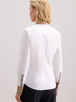 Seidensticker Damen Hemdbluse - Regular Fit in weiß