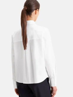 Seidensticker Damen Hemdbluse - Relaxed Fit in weiß