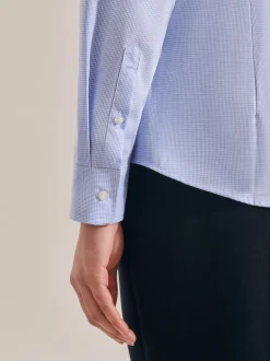 Seidensticker Damen Hemdbluse - Slim Fit in blau