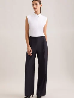 Seidensticker Damen Hemdbluse - Slim Fit in weiß