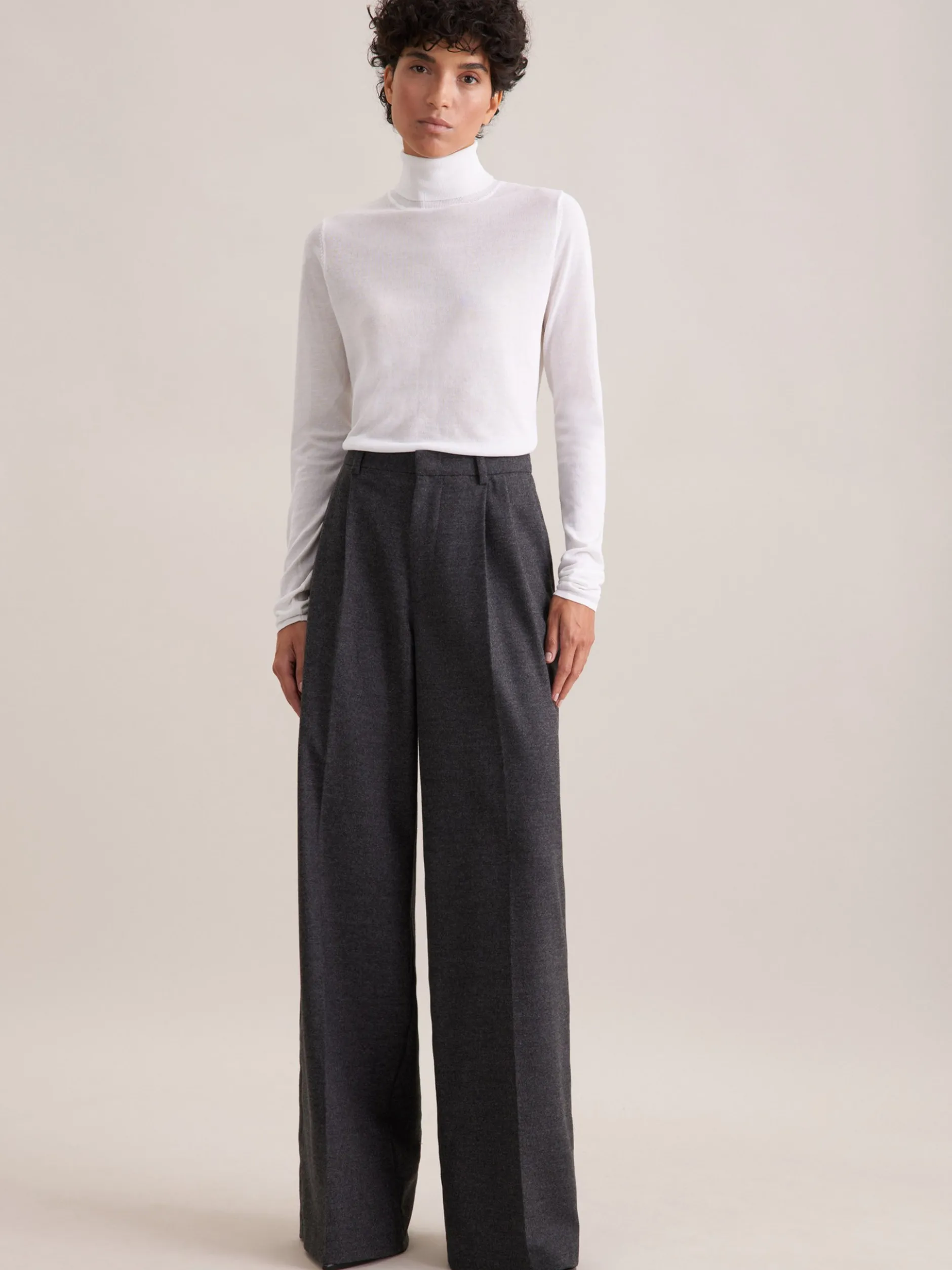 Seidensticker Damen Hose - Regular Fit in anthrazit