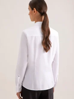 Seidensticker Damen Klassische Bluse - Regular Fit in weiß