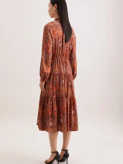 Seidensticker Damen Kleid - Regular Fit in gelb