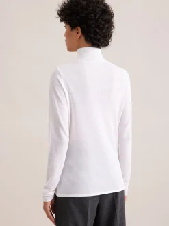 Seidensticker Damen Pullover - Slim Fit in weiß