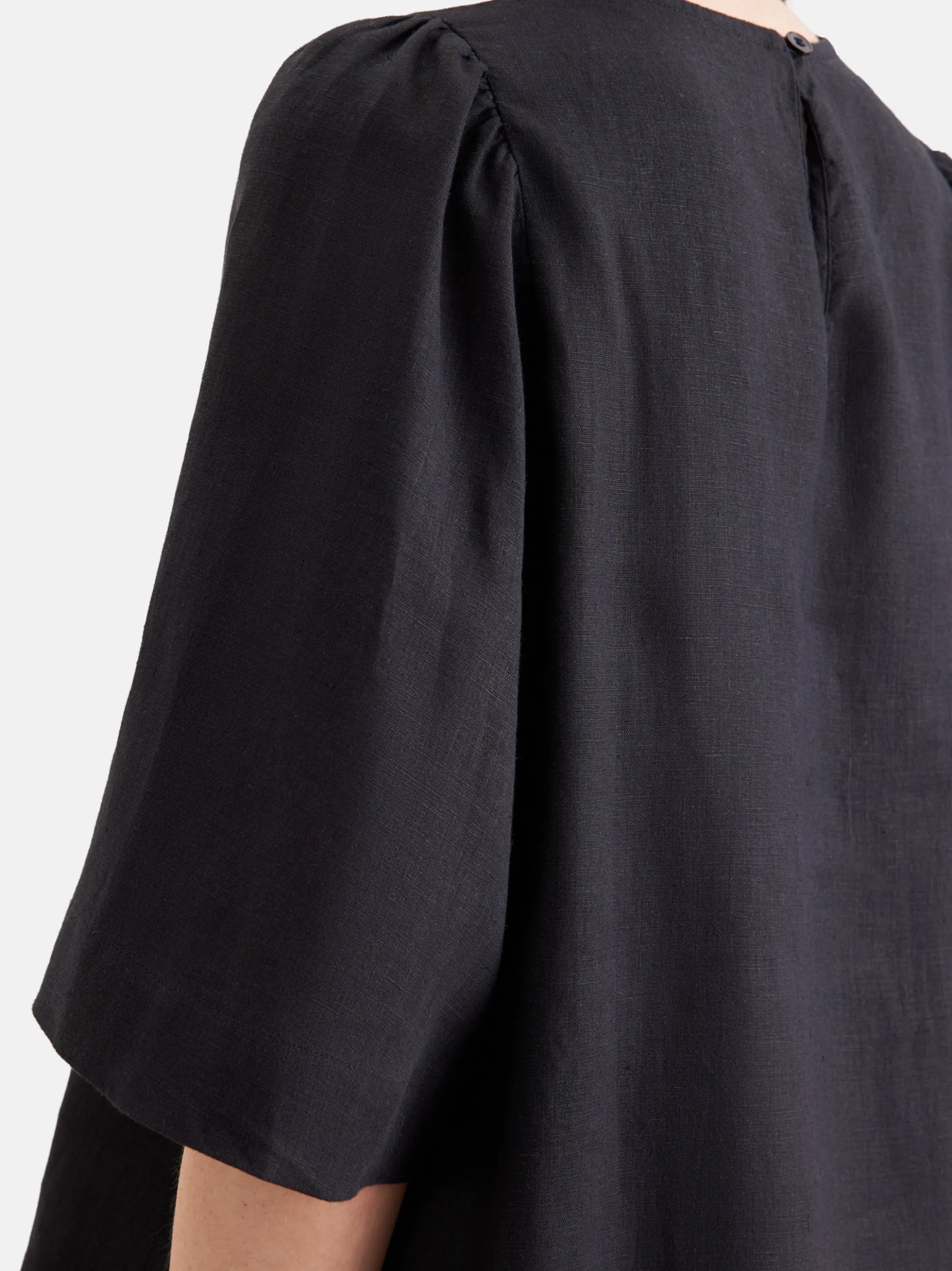 Seidensticker Damen Schlupfbluse - Regular Fit in schwarz