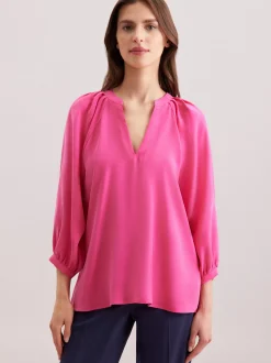 Seidensticker Damen Shirtbluse - Oversized Fit in pink