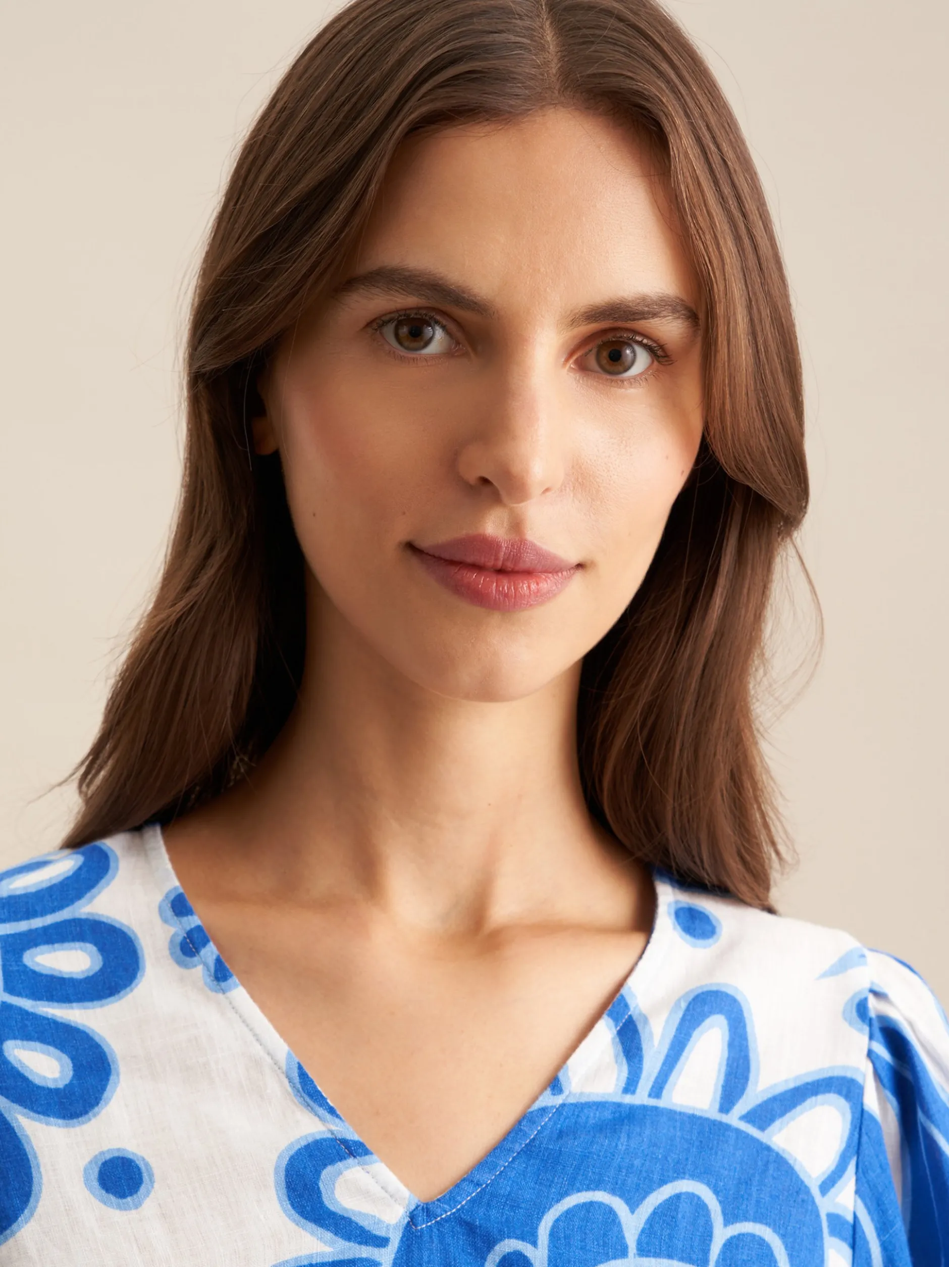 Seidensticker Damen Shirt - Regular Fit in blau