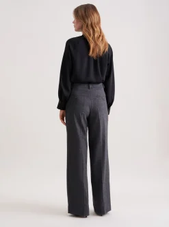 Seidensticker Damen Stoffhose - Regular Fit in anthrazit