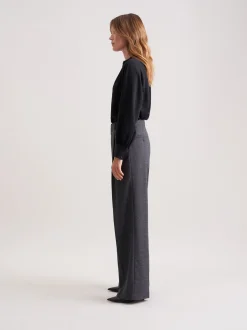 Seidensticker Damen Stoffhose - Regular Fit in anthrazit
