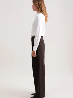 Seidensticker Damen Stoffhose - Regular Fit in braun