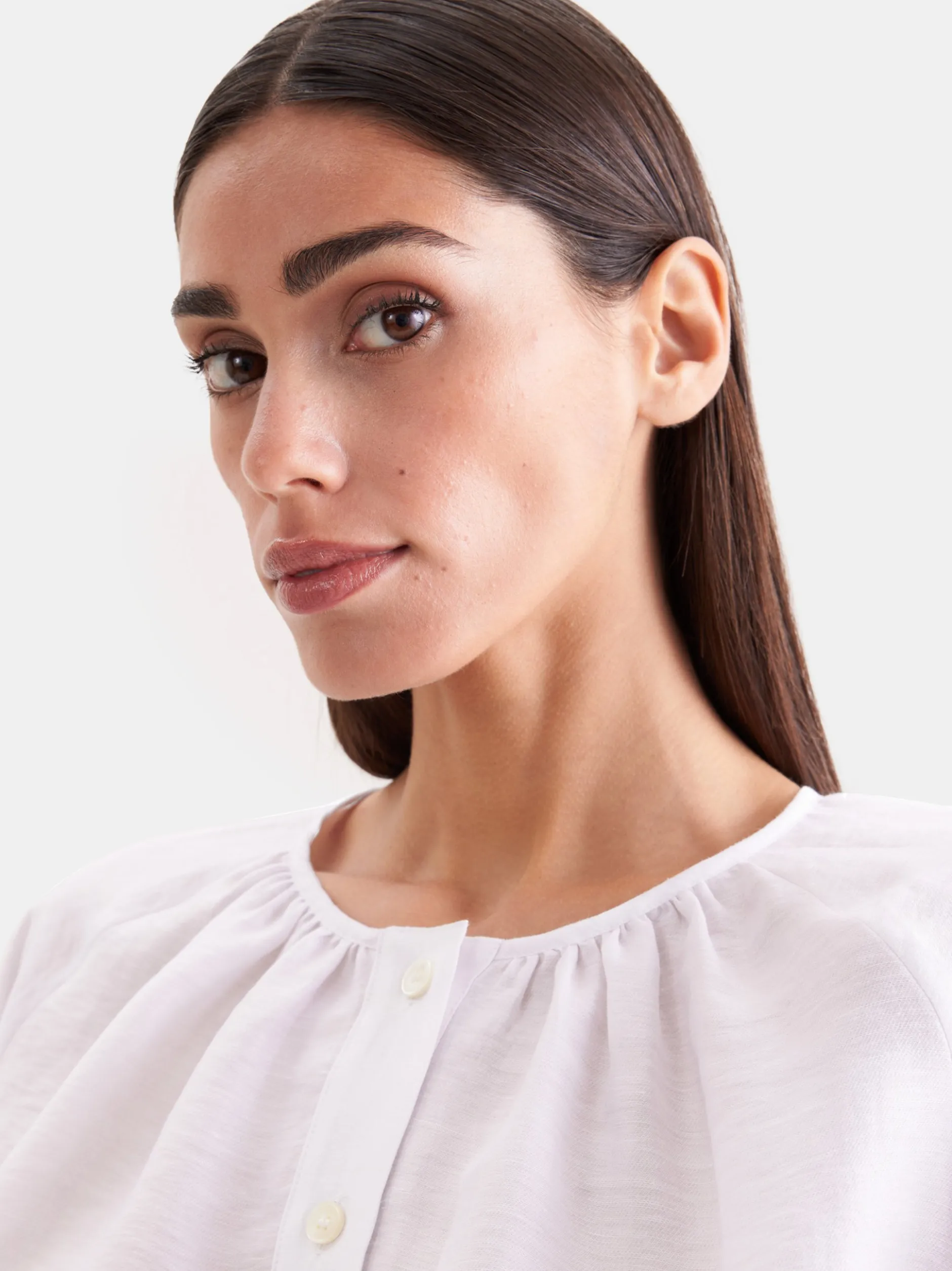 Seidensticker Damen Tunika - Regular Fit in weiß