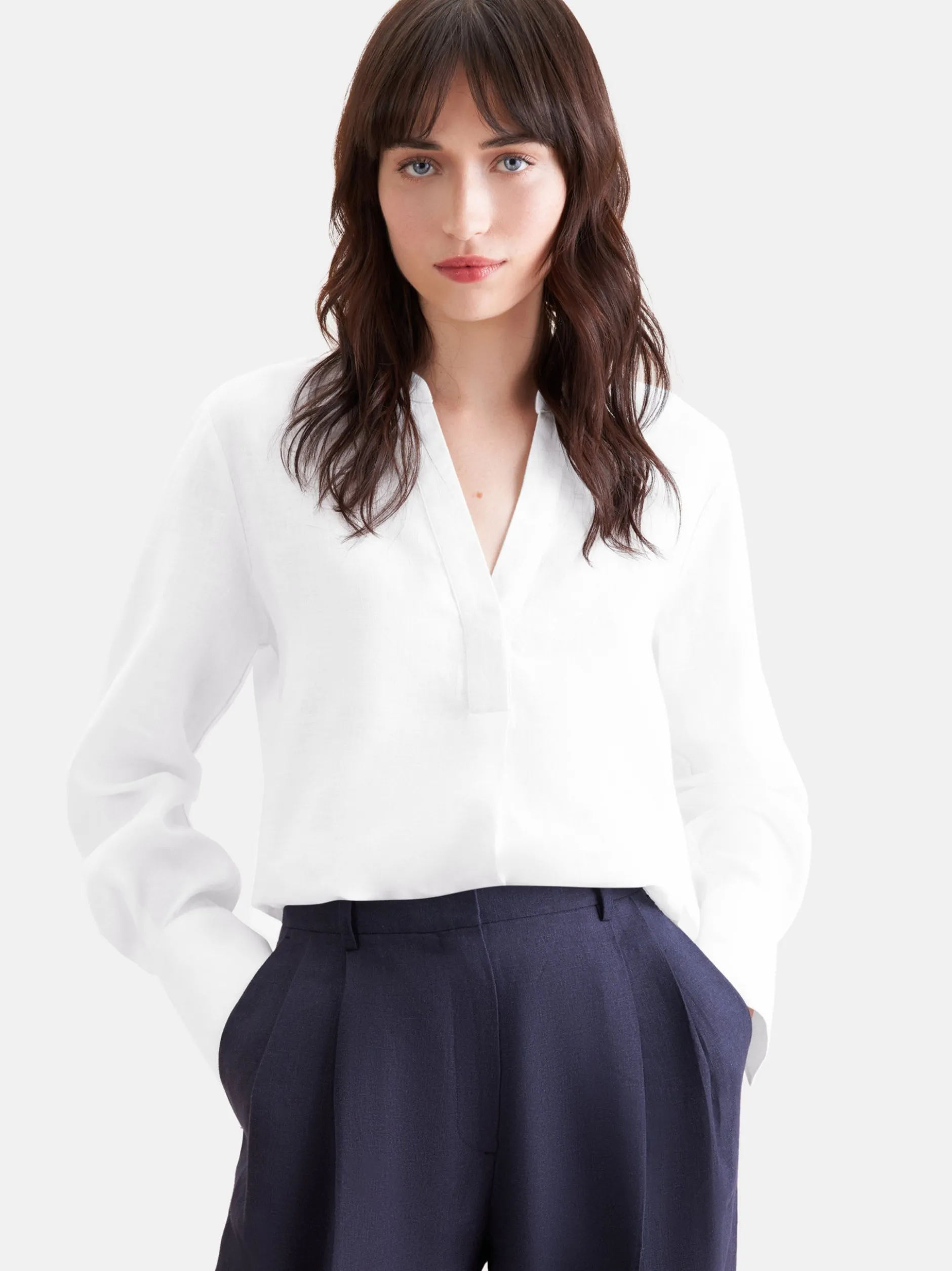 Seidensticker Damen Tunika - Regular Fit in weiß