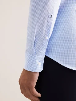 Seidensticker Herren Business Hemd - Slim Fit in blau