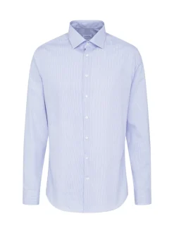 Seidensticker Herren Business Hemd - Slim Fit in blau