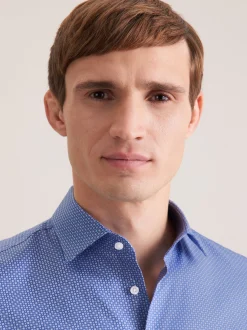Seidensticker Herren Business Hemd - Shaped Fit in blau