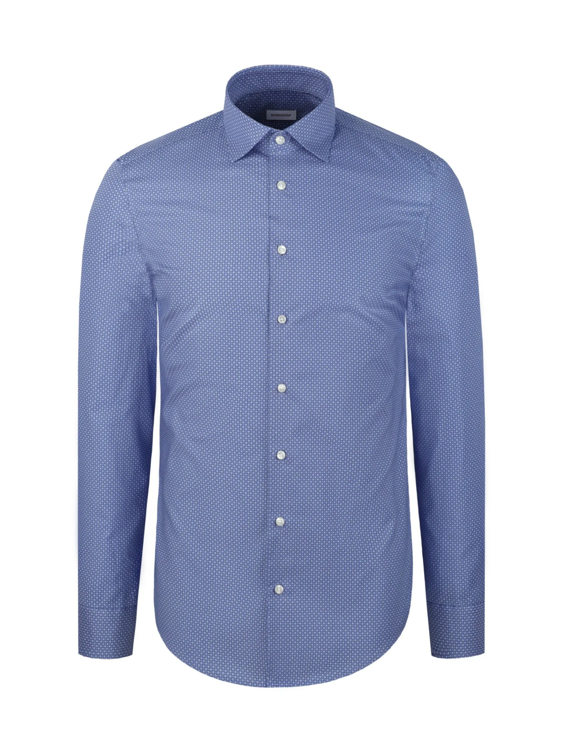 Seidensticker Herren Business Hemd - Shaped Fit in blau