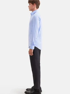 Seidensticker Herren Business Hemd - Shaped Fit in blau