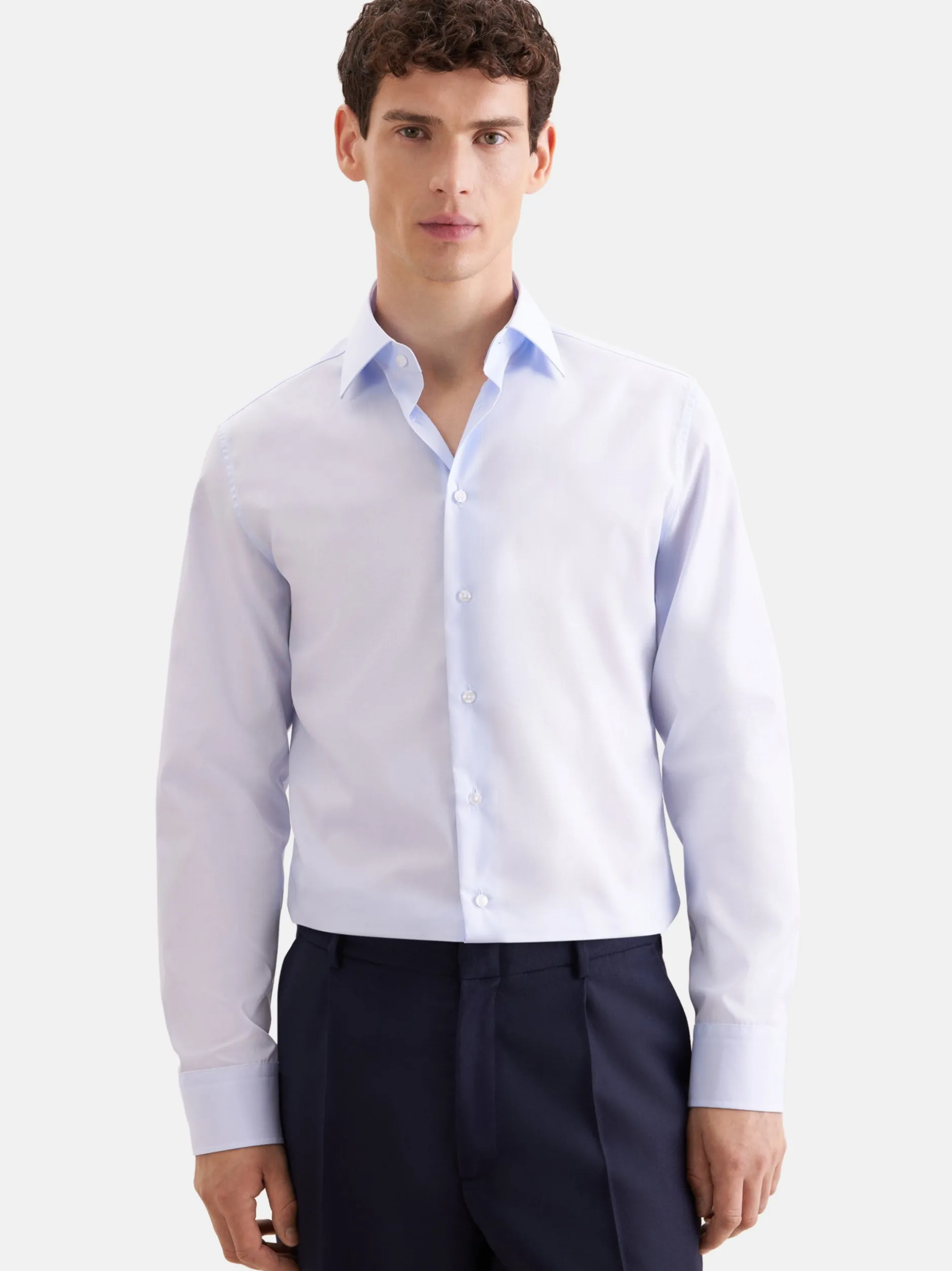 Seidensticker Herren Business Hemd - X-Slim Fit in hellblau