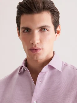 Seidensticker Herren Business Hemd - Regular Fit in fuchsia