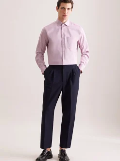Seidensticker Herren Business Hemd - Regular Fit in fuchsia