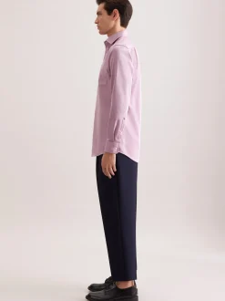 Seidensticker Herren Business Hemd - Regular Fit in fuchsia