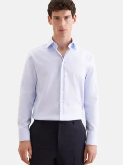 Seidensticker Herren Business Hemd - Regular Fit in hellblau