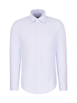 Seidensticker Herren Business Hemd - Regular Fit in hellblau
