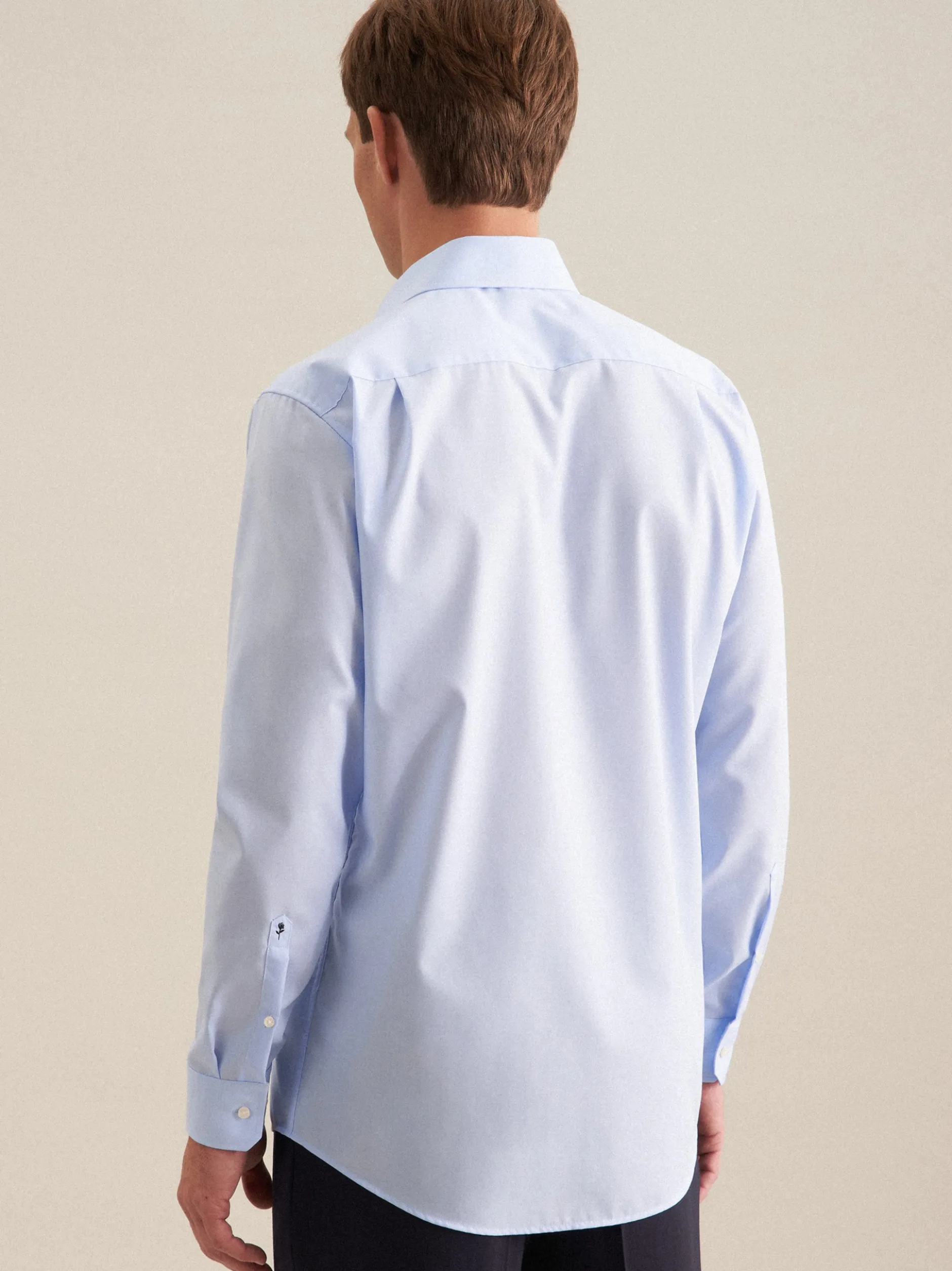 Seidensticker Herren Business Hemd - Comfort Fit in blau