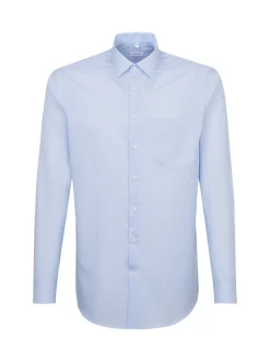 Seidensticker Herren Business Hemd - Comfort Fit in blau