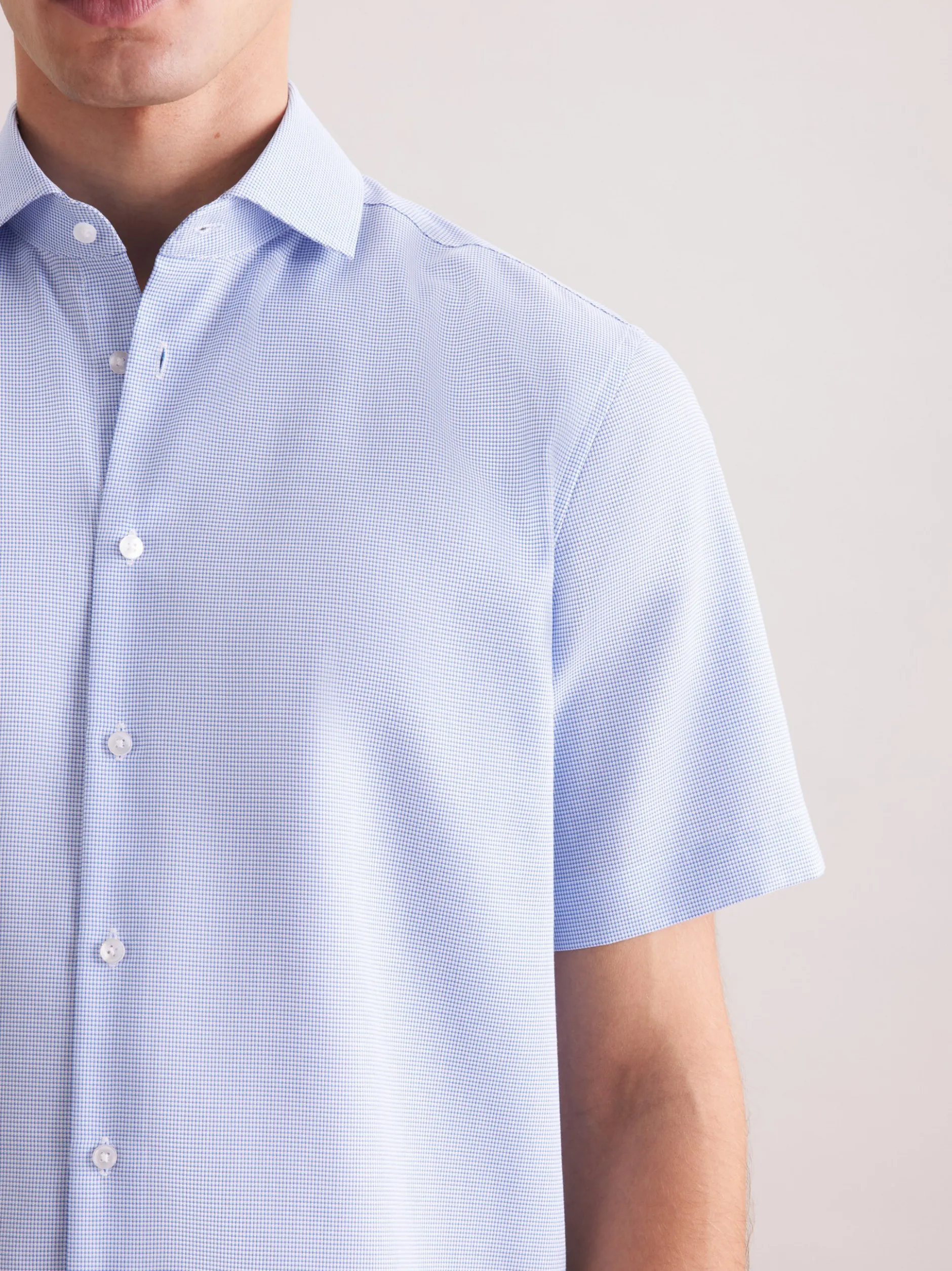 Seidensticker Herren Business Hemd - Regular Fit in blau