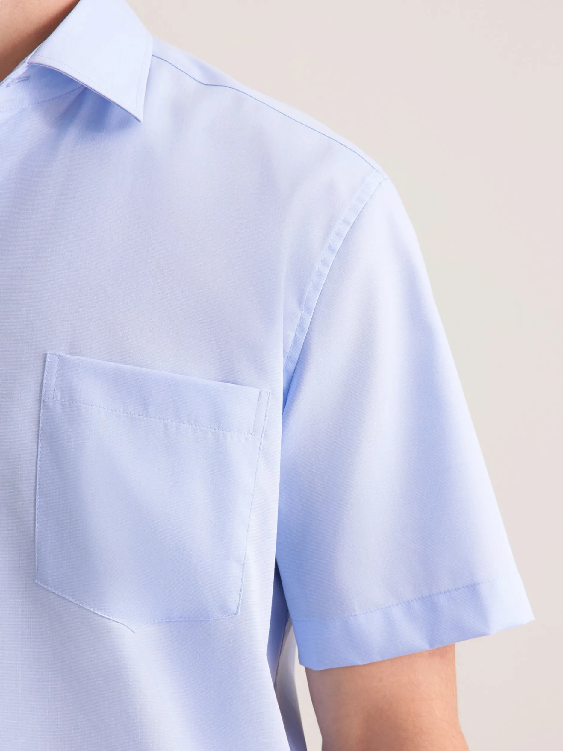 Seidensticker Herren Business Hemd - Regular Fit in blau