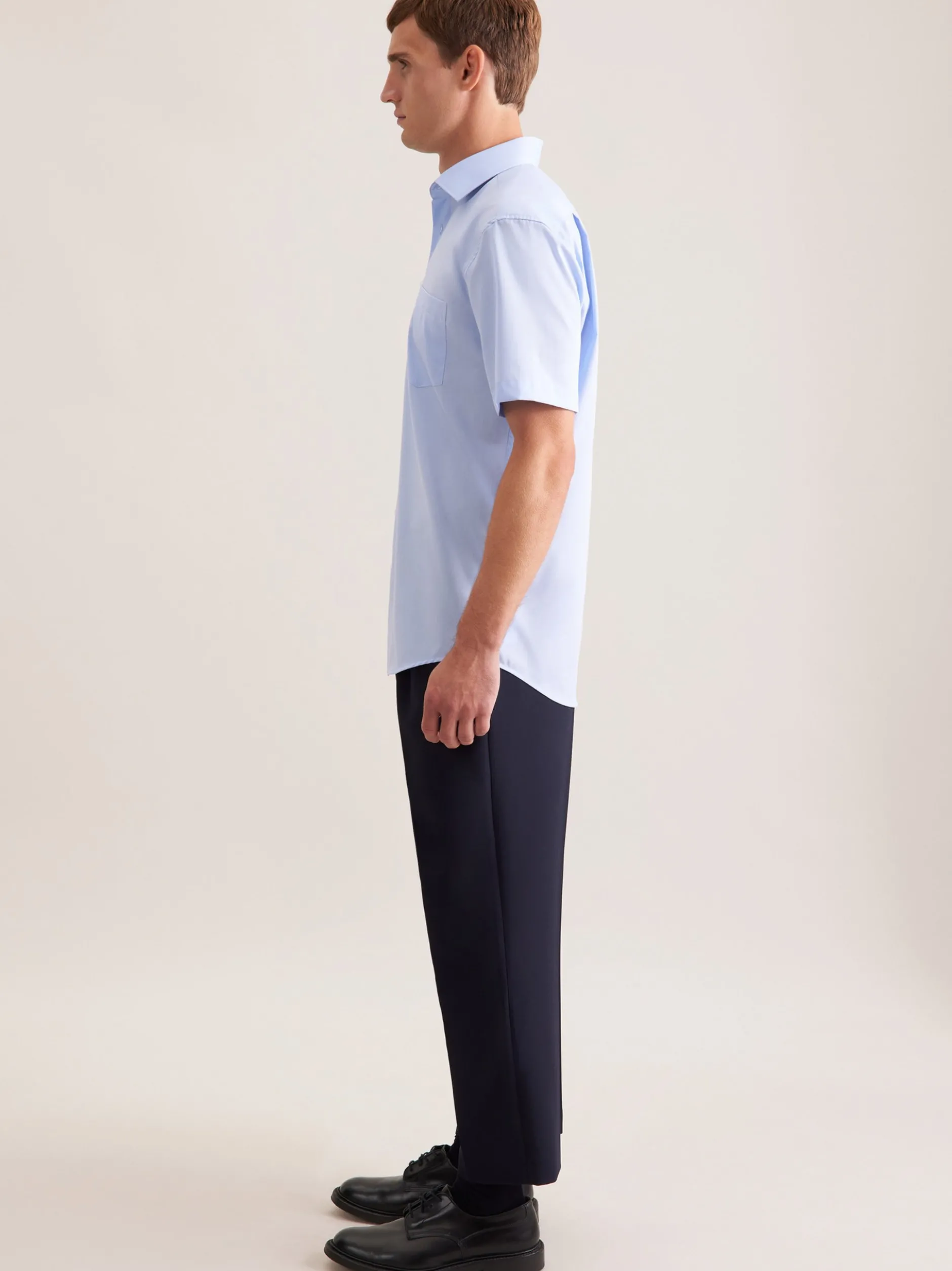 Seidensticker Herren Business Hemd - Regular Fit in blau