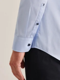 Seidensticker Herren Business Hemd - Regular Fit in blau