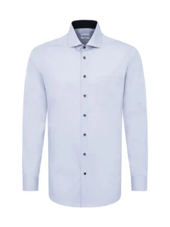 Seidensticker Herren Business Hemd - Regular Fit in blau