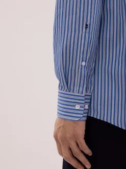 Seidensticker Herren Business Hemd - Regular Fit in blau