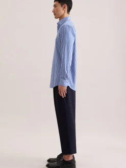 Seidensticker Herren Business Hemd - Regular Fit in blau