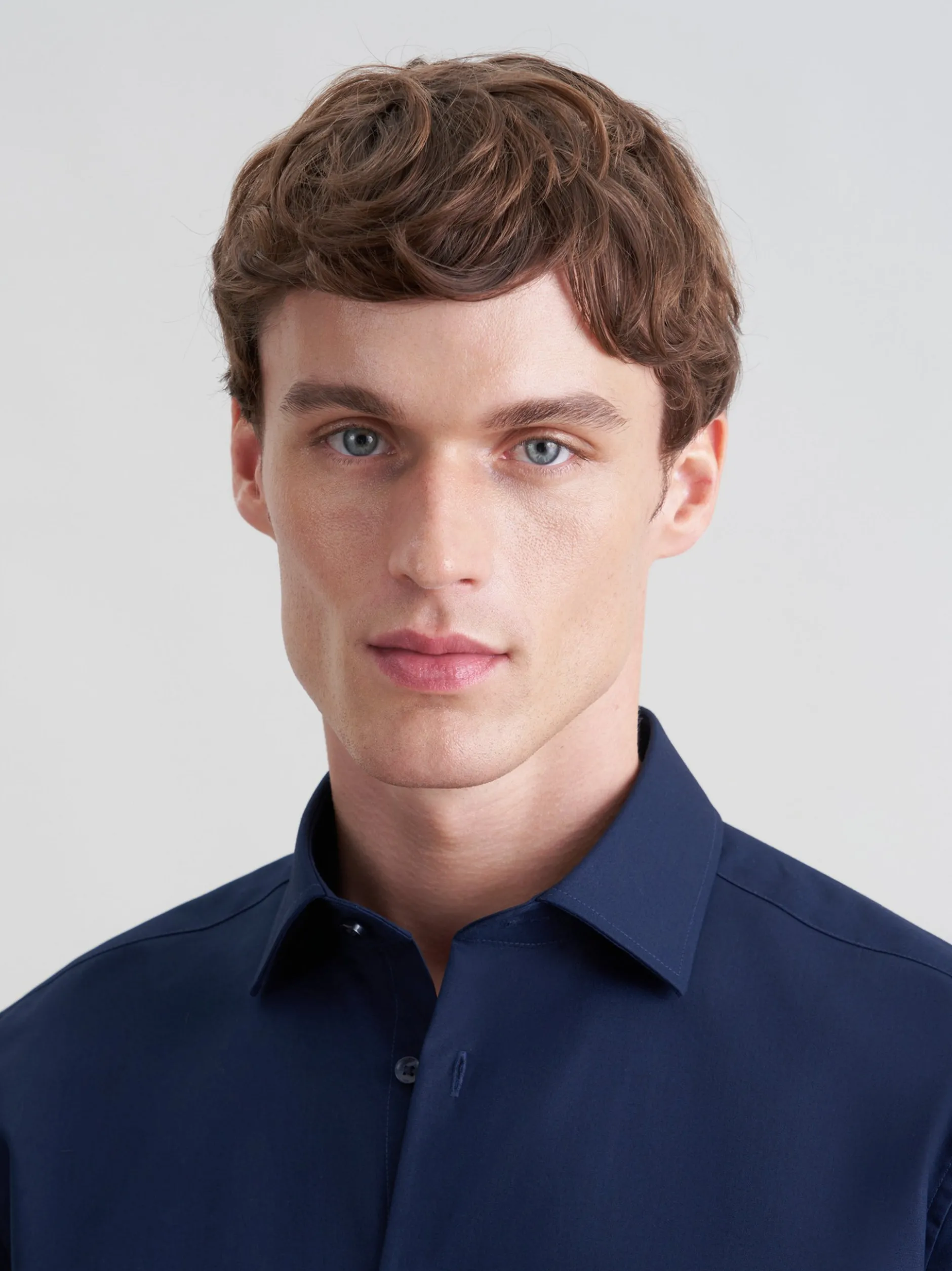 Seidensticker Herren Business Hemd - Regular Fit in blau