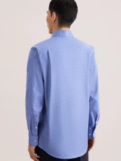 Seidensticker Herren Business Hemd - Regular Fit in blau