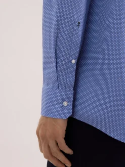 Seidensticker Herren Business Hemd - Regular Fit in blau
