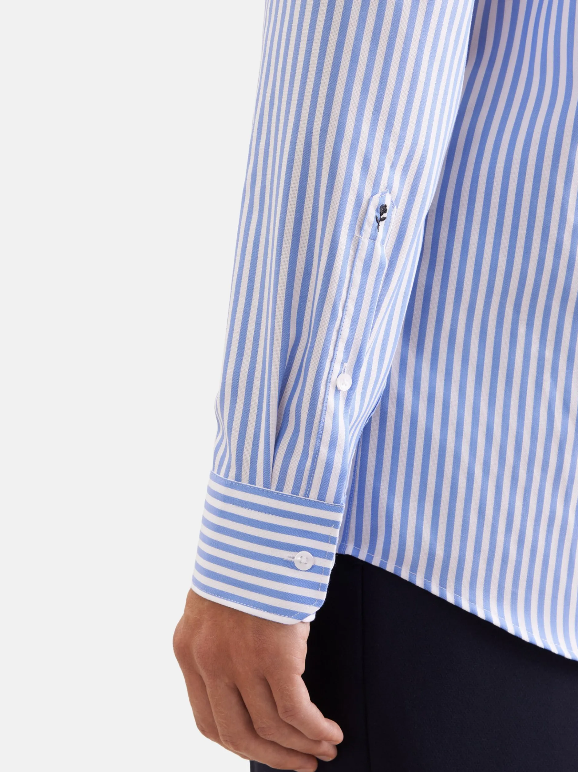 Seidensticker Herren Business Hemd - Regular Fit in blau