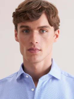 Seidensticker Herren Business Hemd - Regular Fit in blau