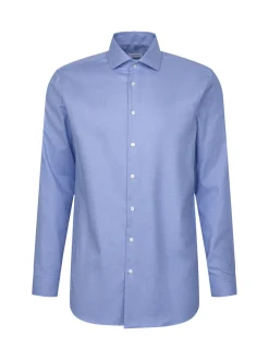 Seidensticker Herren Business Hemd - Regular Fit in blau
