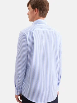Seidensticker Herren Business Hemd - Regular Fit in blau
