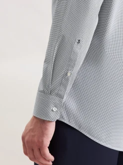 Seidensticker Herren Business Hemd - Regular Fit in blau