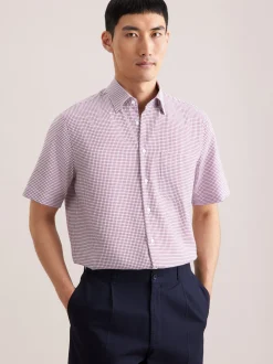 Seidensticker Herren Business Hemd - Regular Fit in fuchsia
