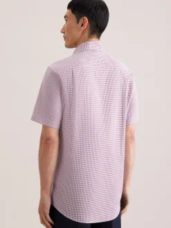 Seidensticker Herren Business Hemd - Regular Fit in fuchsia